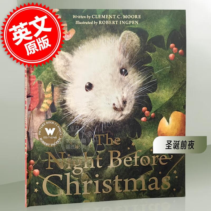 现货 圣诞前夜 儿童绘本故事书 英文原版 the night before christmas
