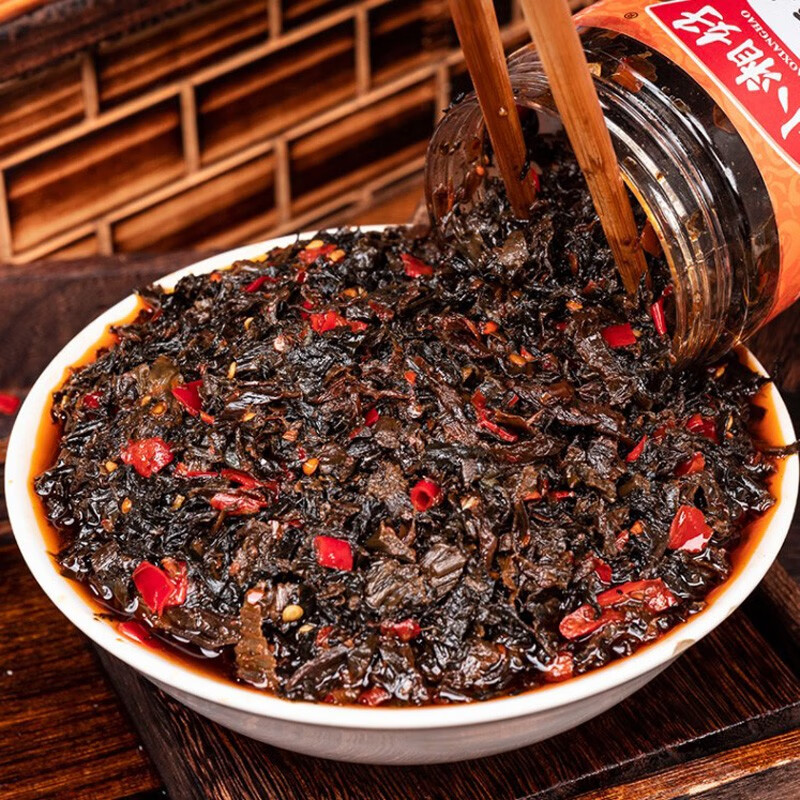 小湘好香炒梅干菜下饭菜瓶装280g农家自制外婆家拌饭酱即食湖南特产梅