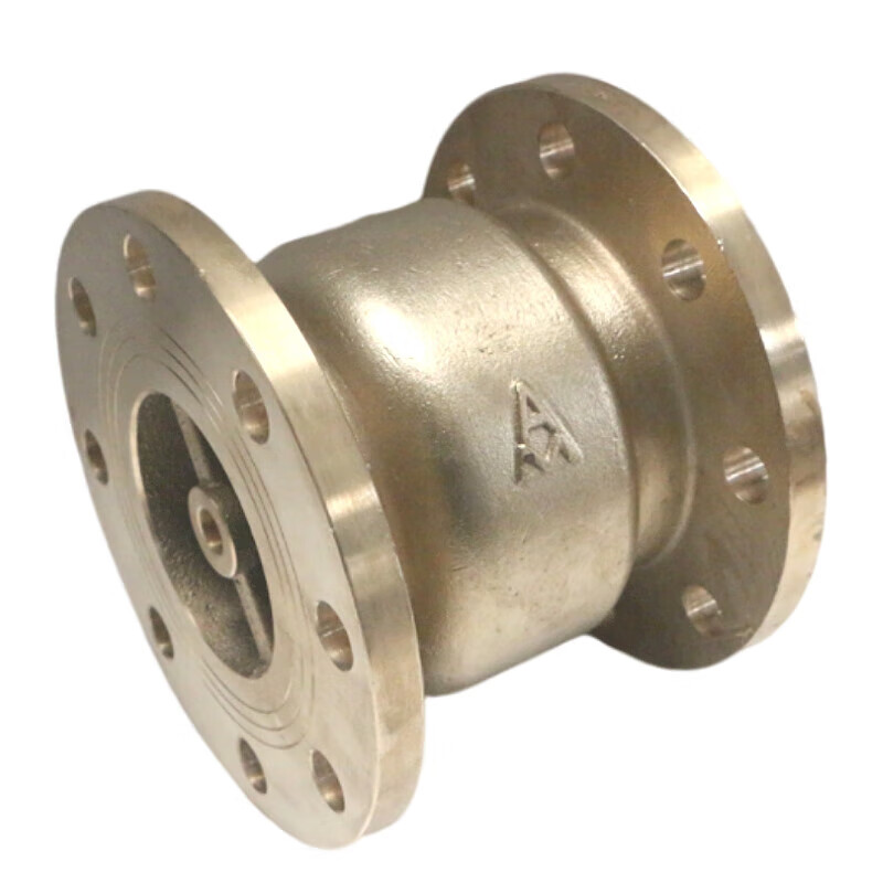 菲文特消声止回阀h42x-16t黄铜法兰消声单向阀立式弹簧止水单向阀 1.