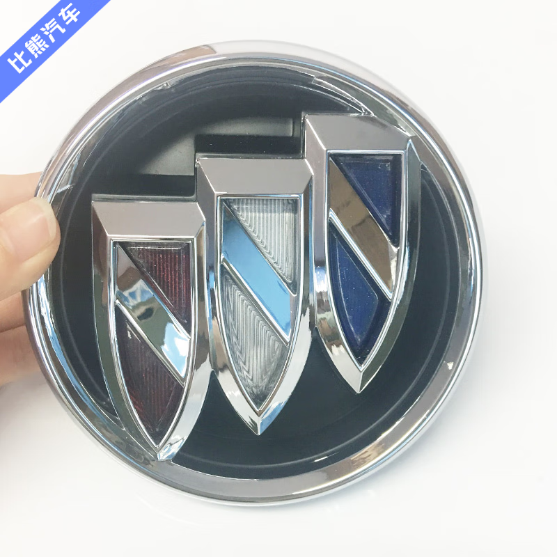 小老头适用于别克09 10 11 12年款君越前中网车标 后尾厢标 汽车标志