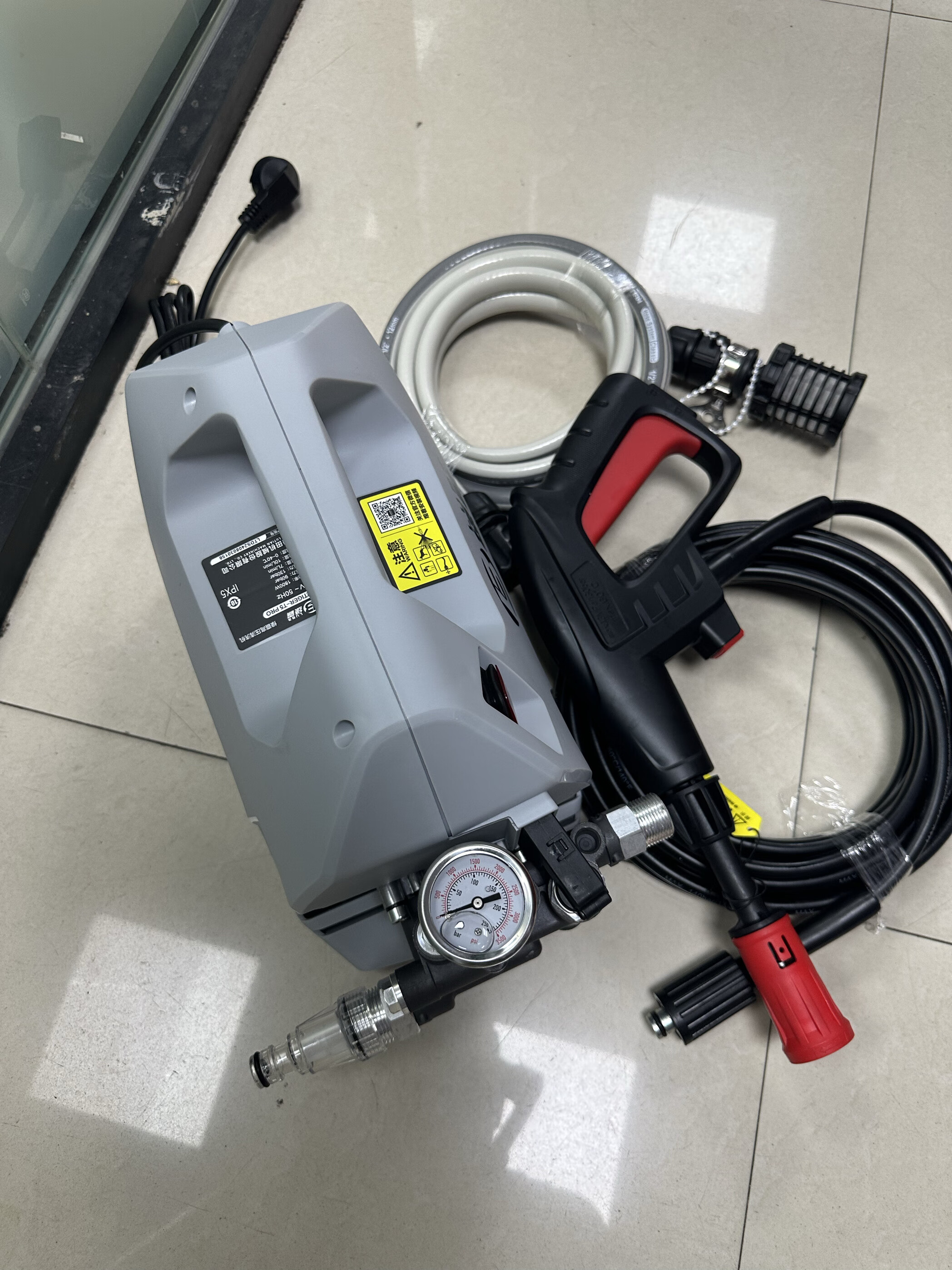 lnga landgre绿霸t5洗车机220v高压水泵大功率感应电机家用强力水枪刷