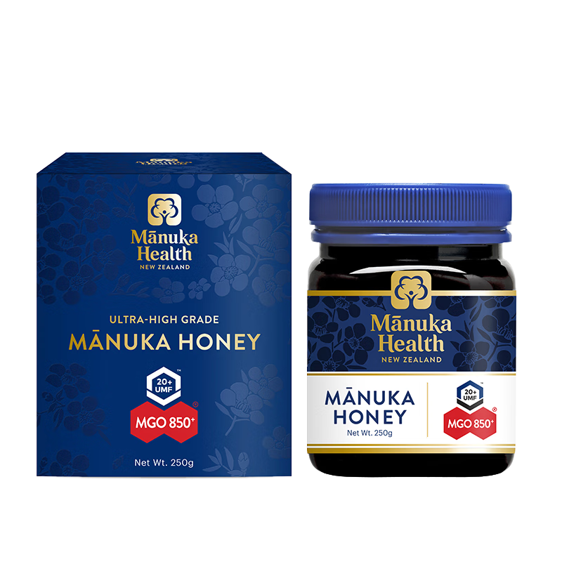 蜜紐康（Manuka Health）麥盧卡蜂蜜UMF20+250g 新西蘭原裝進(jìn)口天然蜂蜜 送禮佳品