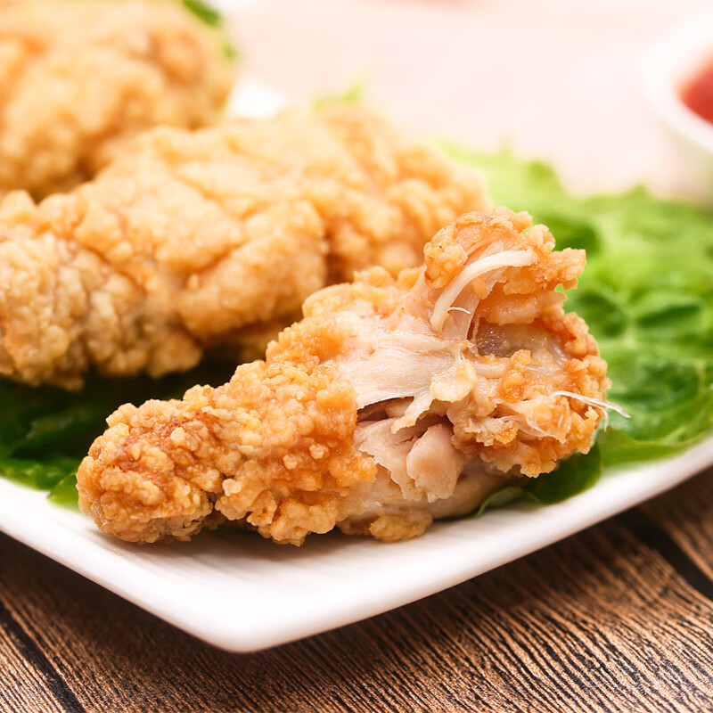 夏星（xiaxing）脆皮炸鸡2斤香脆翅根吮指鸡块裹粉鸡肉冷冻半成品空气炸锅食材 炸鸡翅1kg（500g*2袋）【炸鸡】