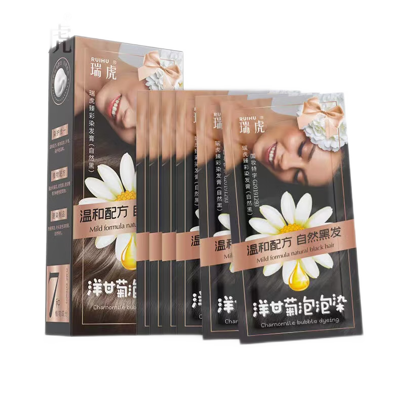 为自己的发色加分，瑞虎染发剂18ml*6多种可选|查看染发产品历史价格