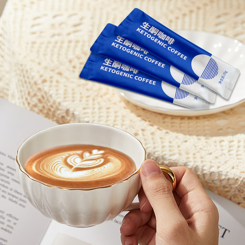 雀蜂生酮奶咖 奶咖批发 白芸豆黑咖啡无糖0脂咖啡速溶咖啡粉 25g/袋 20袋 京东折扣/优惠券