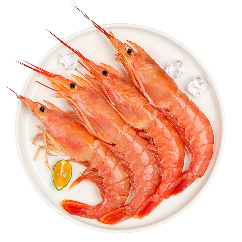 冷冻超大号阿根廷红虾l1 净重2kg/约30-40只 网红虾大虾对虾 净重4斤