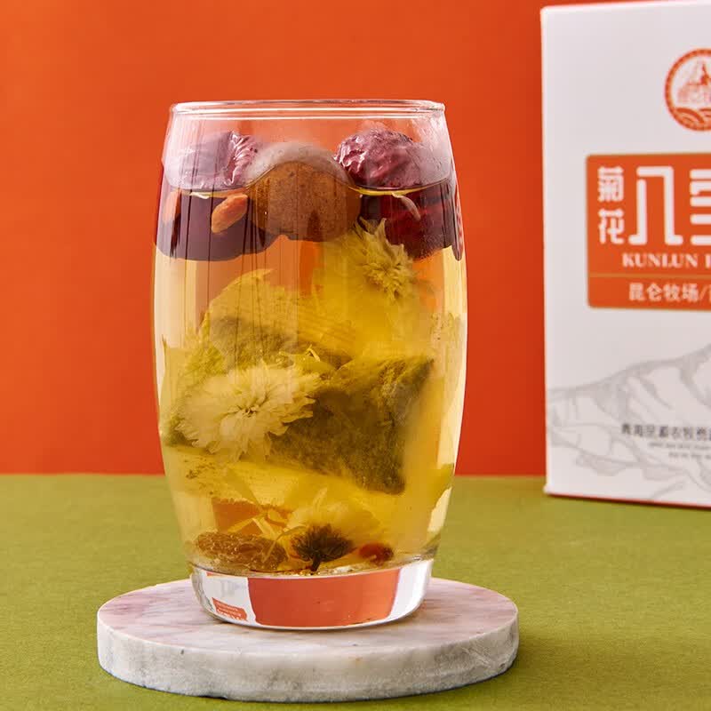 昆仑牧场养生滋补菊花八宝茶玫瑰八宝茶500g礼盒饮品送礼新旧包装随机 菊花八宝茶+玫瑰八宝茶 500g*2盒 (合计2盒)