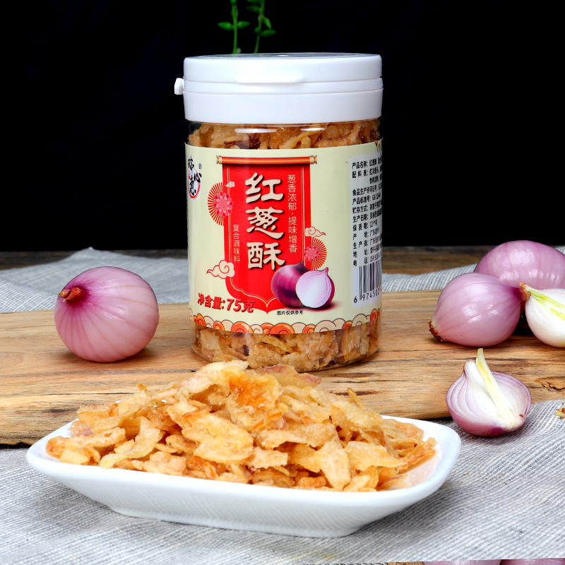 红葱酥 75g 瑞心意红葱酥瓶装 香葱酥卤肉饭汤粉调味料 油葱酥 75g 单