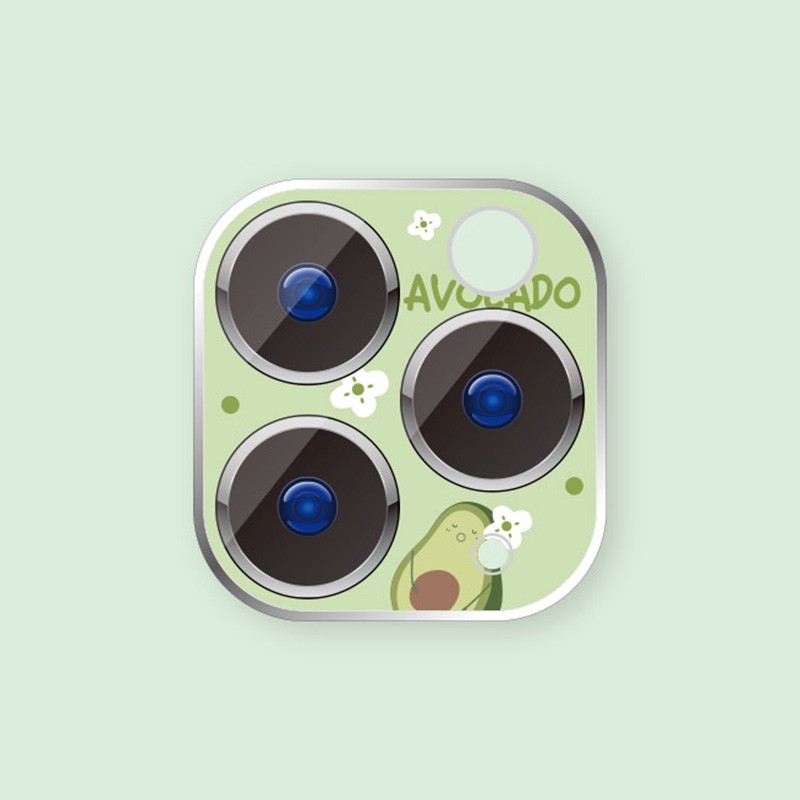 猫妞 可爱卡通iphone苹果11promax镜头贴动漫保护膜11pro max摄像头防