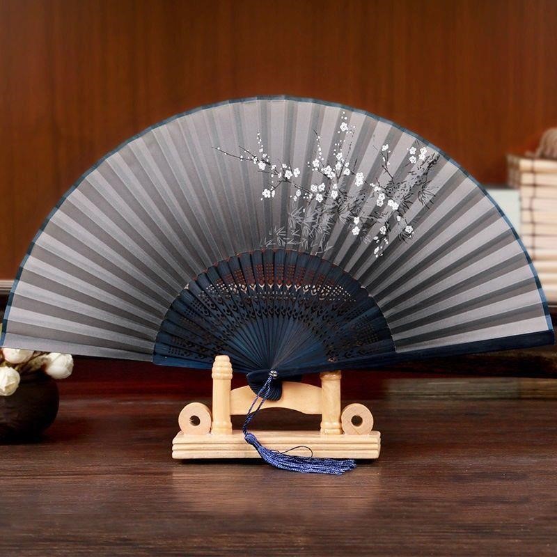 扇子折扇 男生女生 防身合适夏天竹制古风炫酷折扇子功夫折扇扇子 f50