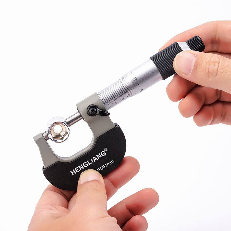 (上海恒量)微米千分尺/外径千分尺螺旋测微器0-25mm精度0.001mm 0-25