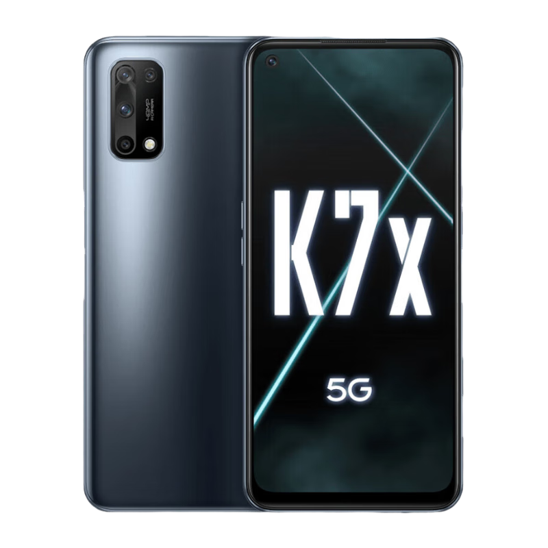 OPPO K7x 5G全网通 双卡 二手手机 5000mAh长续航 90Hz电竞屏 95新 黑镜 8GB+128GB