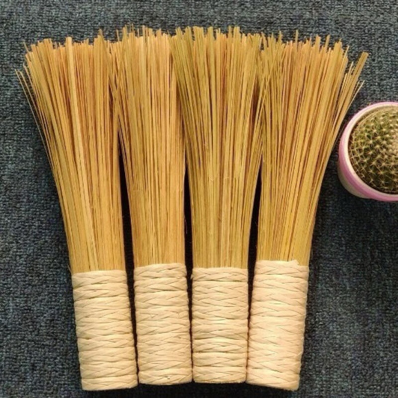 美翔竹刷锅刷把锅刷竹长柄锅刷酒店饭店厨房强力清洁竹编锅扫洗锅刷