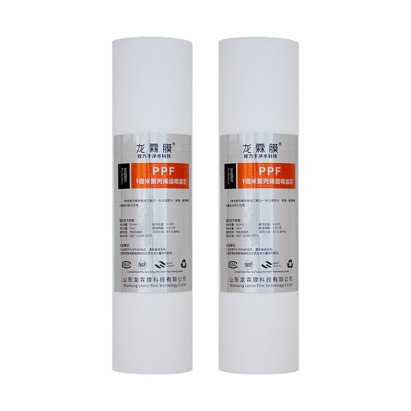 雨奢适用皇明净水器滤芯反渗透纯水机HM-RO-U-十寸五级PP棉活性炭 PP棉2支
