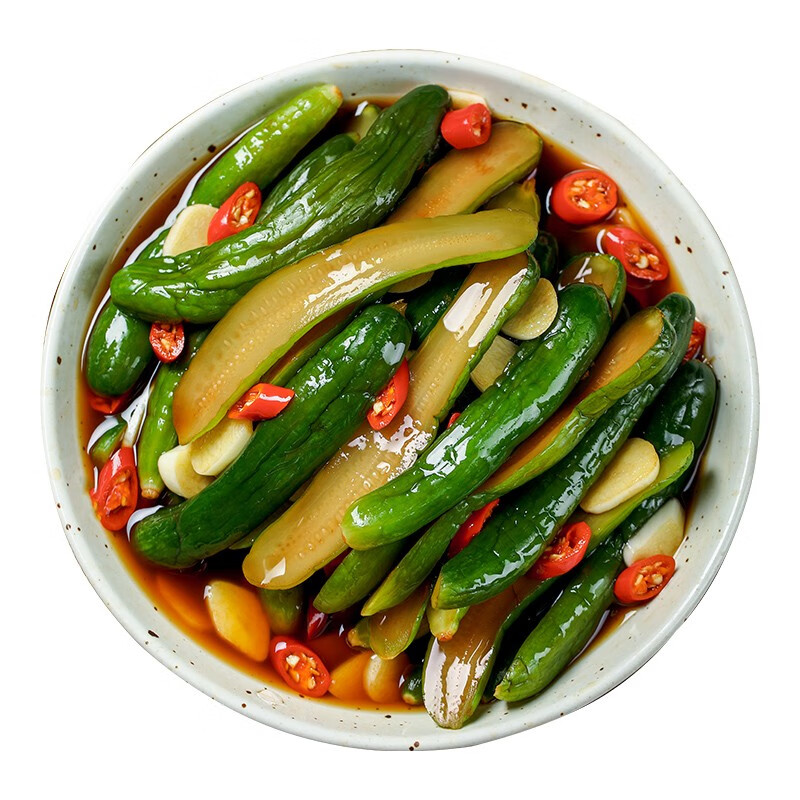 崔奶奶酸甜腌酱黄瓜延边朝鲜族韩式泡菜开味下饭菜东北特产腌制蔬菜自营 酸甜黄瓜400g*1袋
