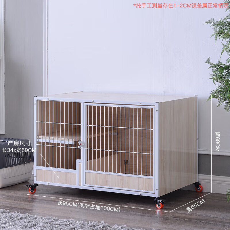 繁殖笼猫舍繁育猫笼家用猫笼猫咪养殖笼三层猫 95#单层 自己安装(提供