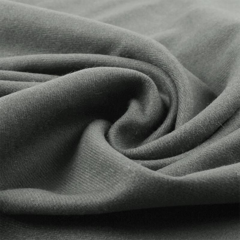 达芬奇密码 冬季百搭厚款保暖围巾女士披肩仿羊毛男士红品本命年订制LOGO 银灰