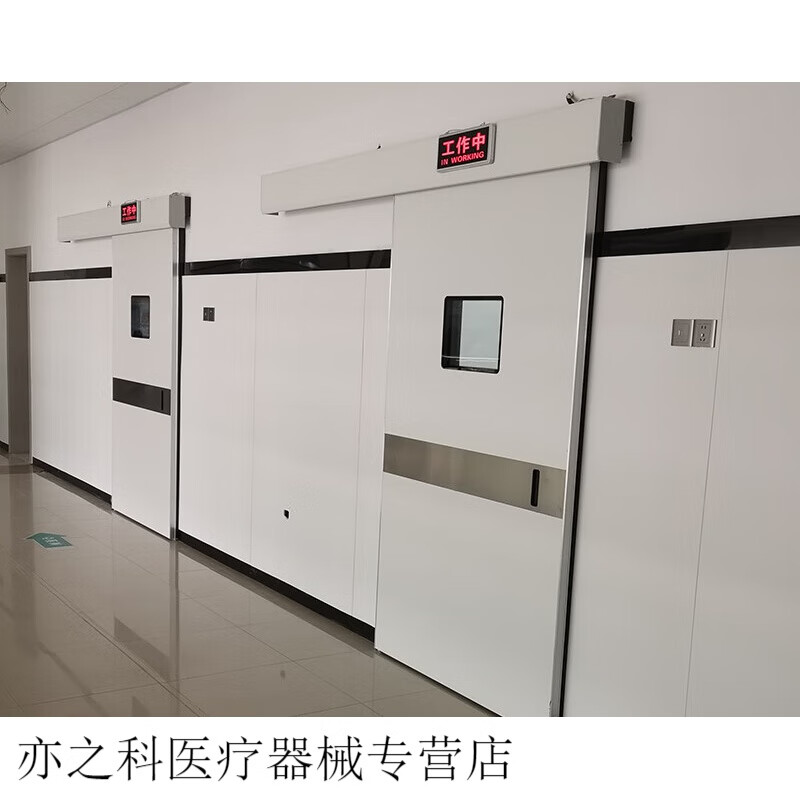 手术门 气密门手术室门电动感应门牙科种植室医美车间脚踏医用自动门