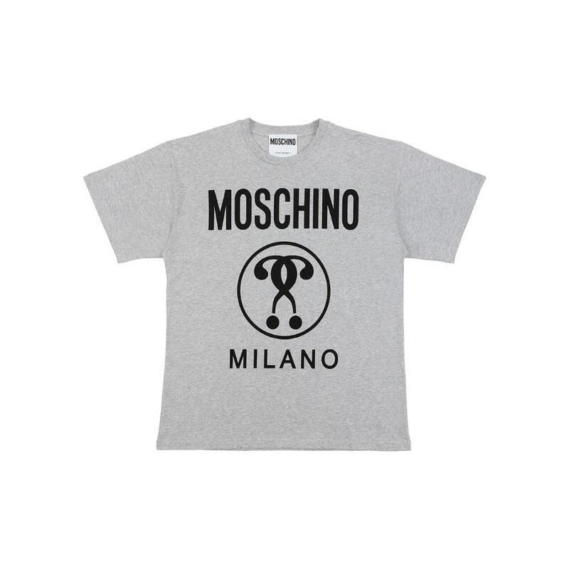 莫斯奇诺(moschino)【七夕礼物】 编辑精选女士问号logo印花工艺t恤