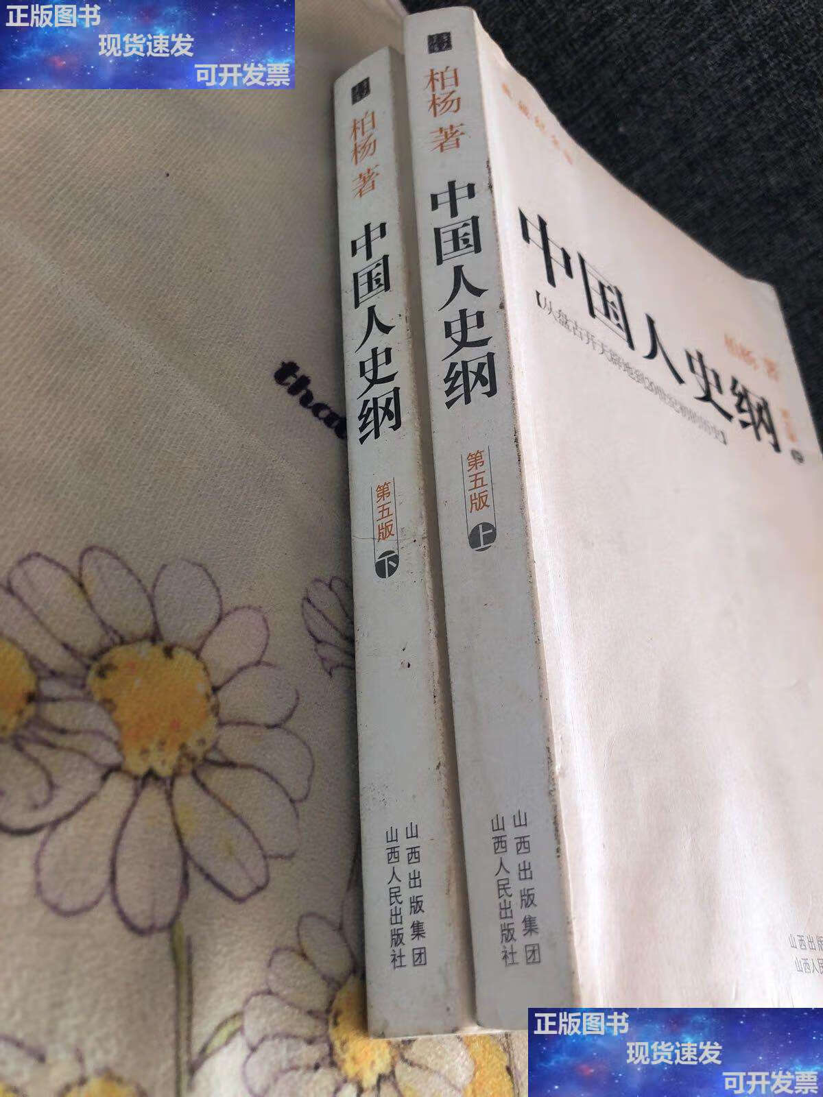 【二手9成新】中国人史纲(上下) /柏杨 山西人民