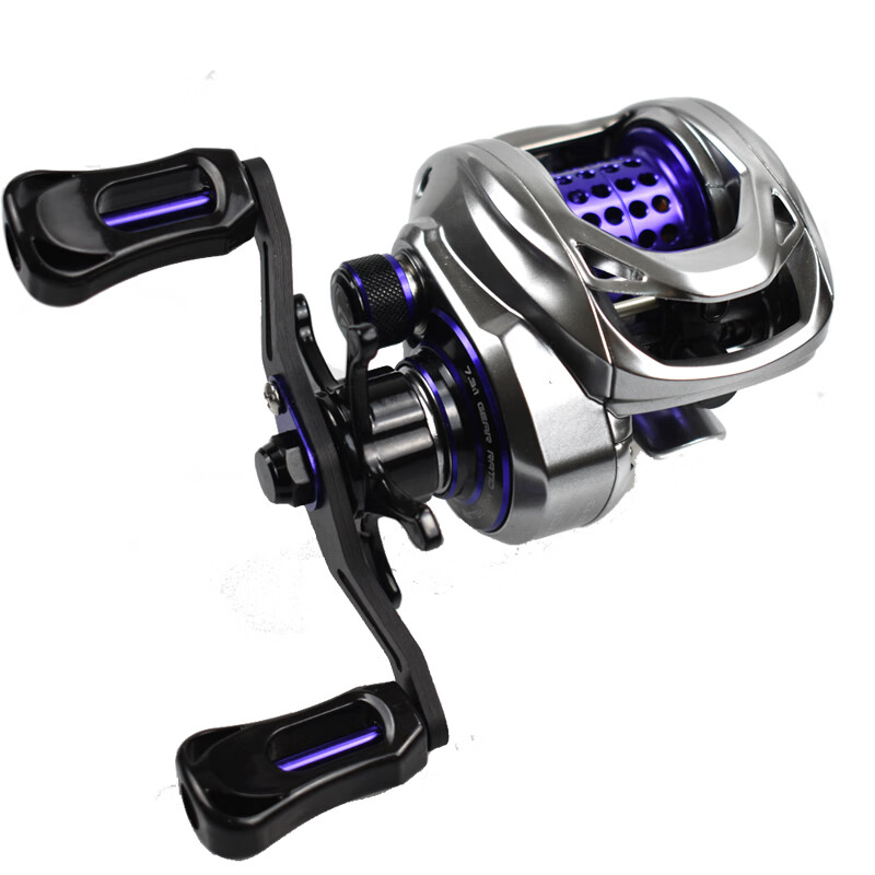 米歇尔极狐AIR/PRO微物泛用水滴轮超轻远投防炸线陶瓷轴承白条鳜鱼打黑鱼轮 7速比Pro微物杯(半陶瓷轴承) 左手摇轮