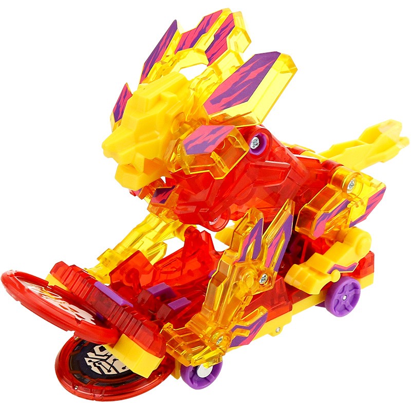 奥迪双钻(auldey)爆裂飞车3猎天魄烈天破代星能觉醒原始星神 烈焰狂狮