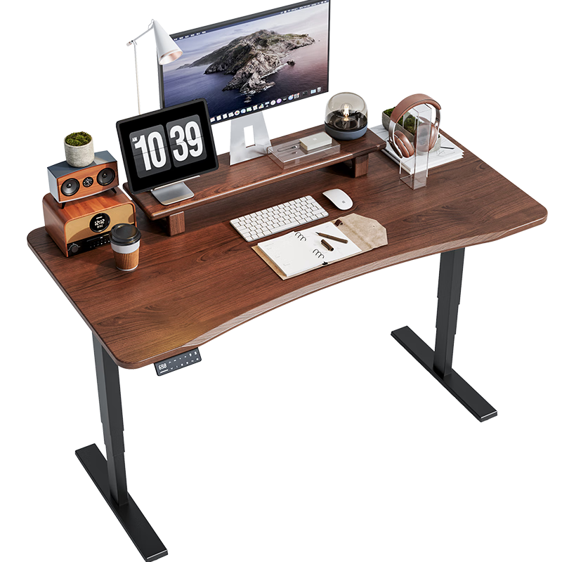 迈德斯特电动升降桌电脑桌站立办公家用学习书桌升降桌电动桌升降电脑桌