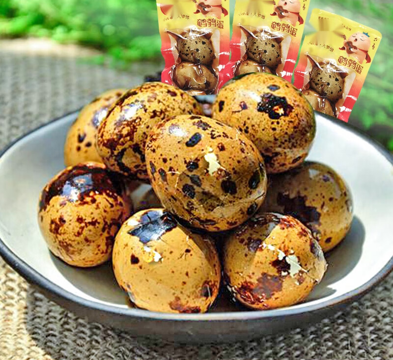 乐佳萱五香带壳鹌鹑蛋卤蛋小包装休闲小吃熟食宿舍a (优惠}带壳鹌鹑蛋