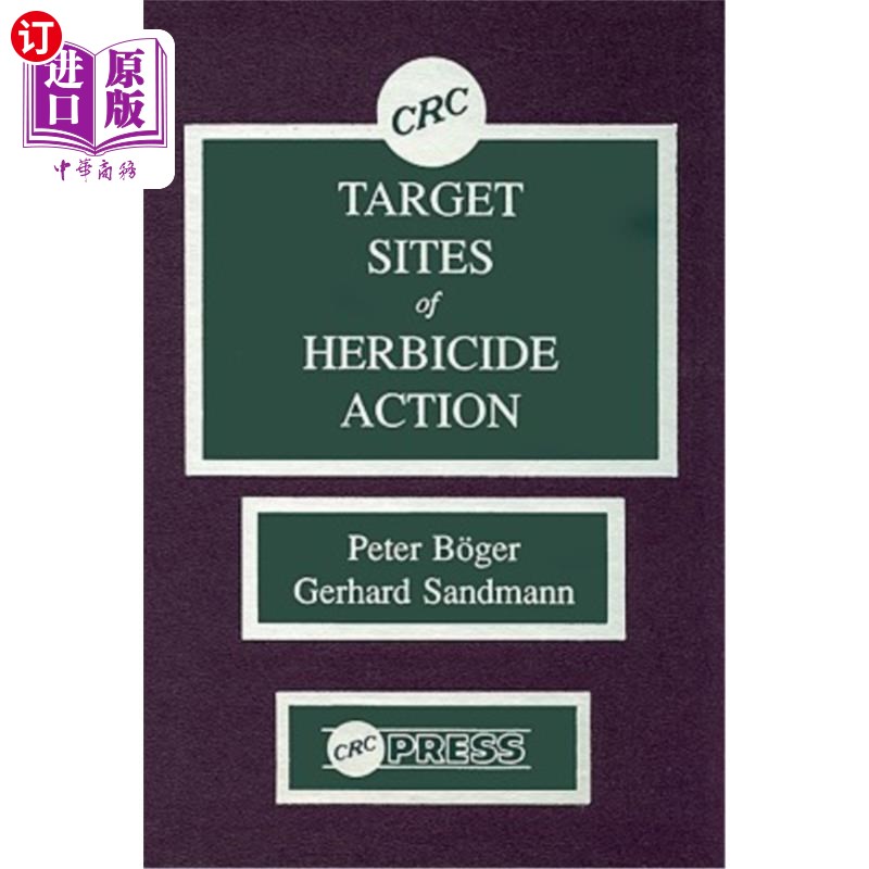 海外直订target sites of herbicide action 除草剂作用的靶点