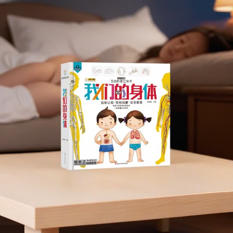 我们的身体绘本3D立体书学前儿童生理启蒙读物我的身体认知大发现百科书3-6岁幼儿园儿童互动游戏立体科普童书详情图