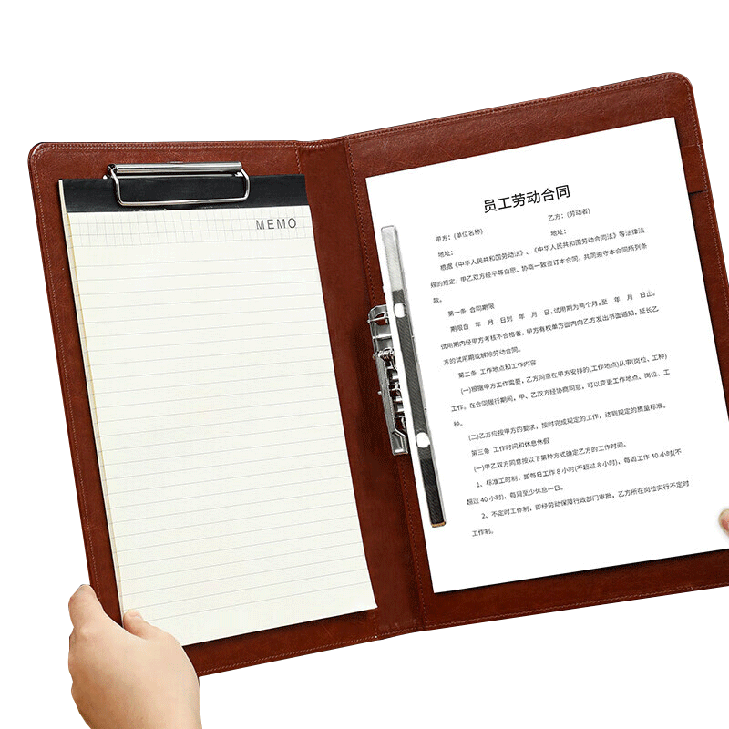 朗捷 a4多功能文件夾銷(xiāo)售經(jīng)理夾簽約本夾呈閱夾談客夾會(huì)議銷(xiāo)講報(bào)告夾合同資料夾可定制 黑色