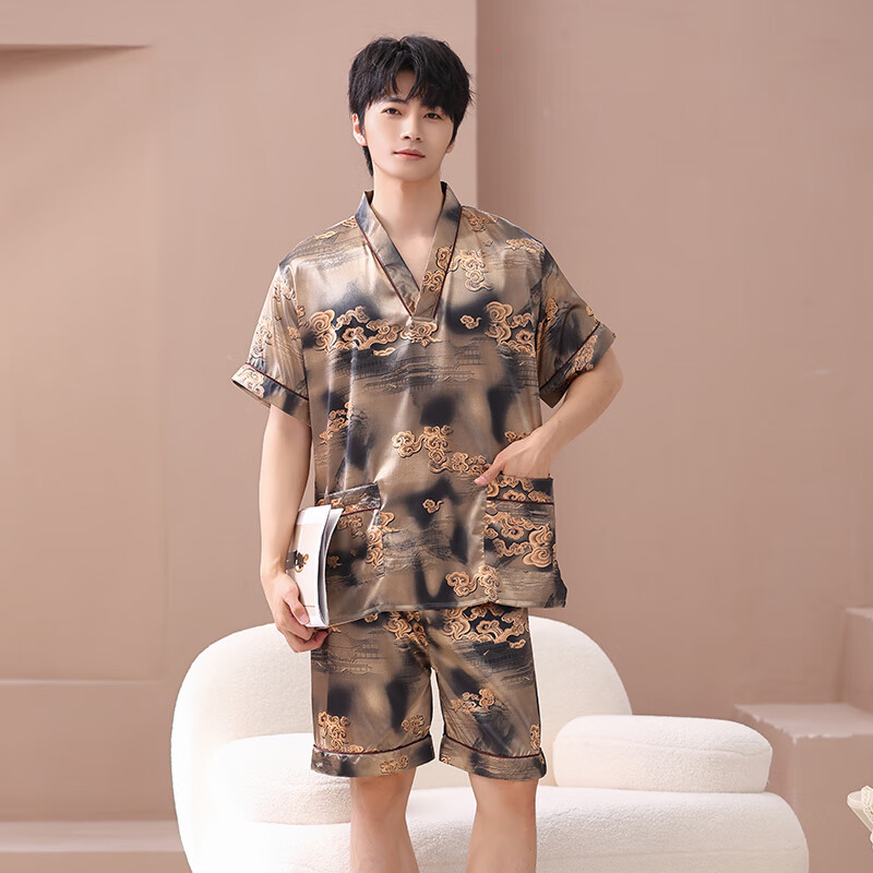 xierwei新中式汗蒸服女款情侣洗浴服男士按摩足疗桑拿服加肥加大码汉