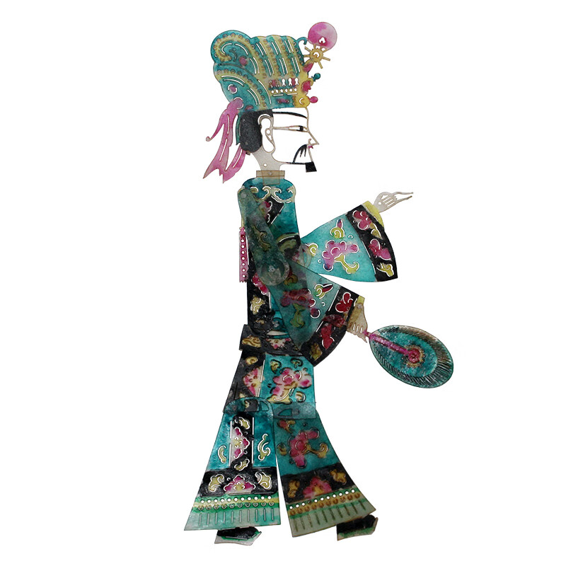 煜化皮影戏材料包皮影戏手工diy人偶道具人物套装西安纪念品材 诸葛亮