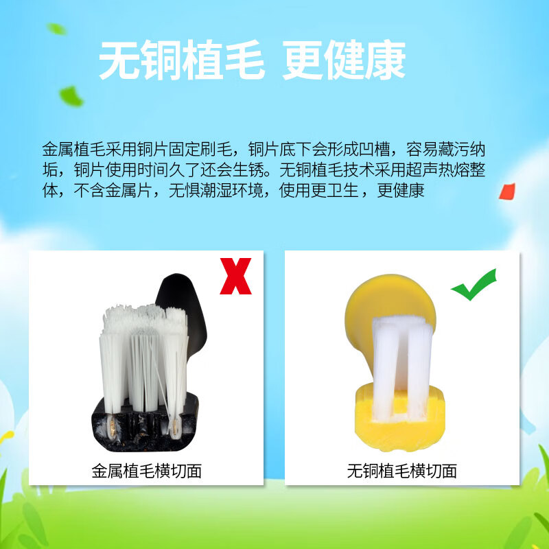 牙宜生儿童电动牙刷充电式三档智声波振动能防水硅胶自带软毛牙刷2只3-6-12岁宝宝萌趣动物中秋礼品礼盒 蓝色萌鸡C1(1大1小两只刷头)