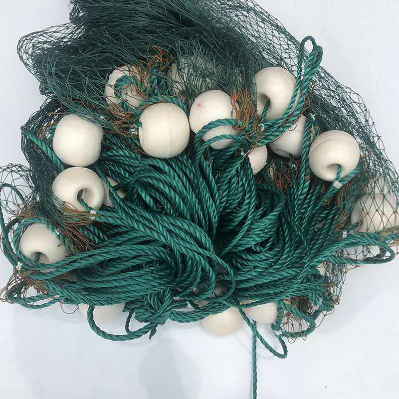 渔网拉网拉网清塘捕鱼渔网绿色鱼网鱼塘隔网围小型家用鱼苗网鱼