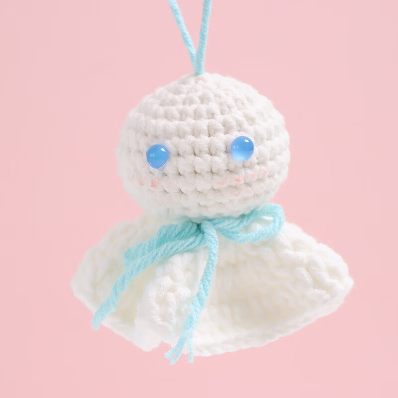 oqb手工钩织娃娃成品晴天娃娃手工diy材料包编织玩偶毛线礼物挂件成