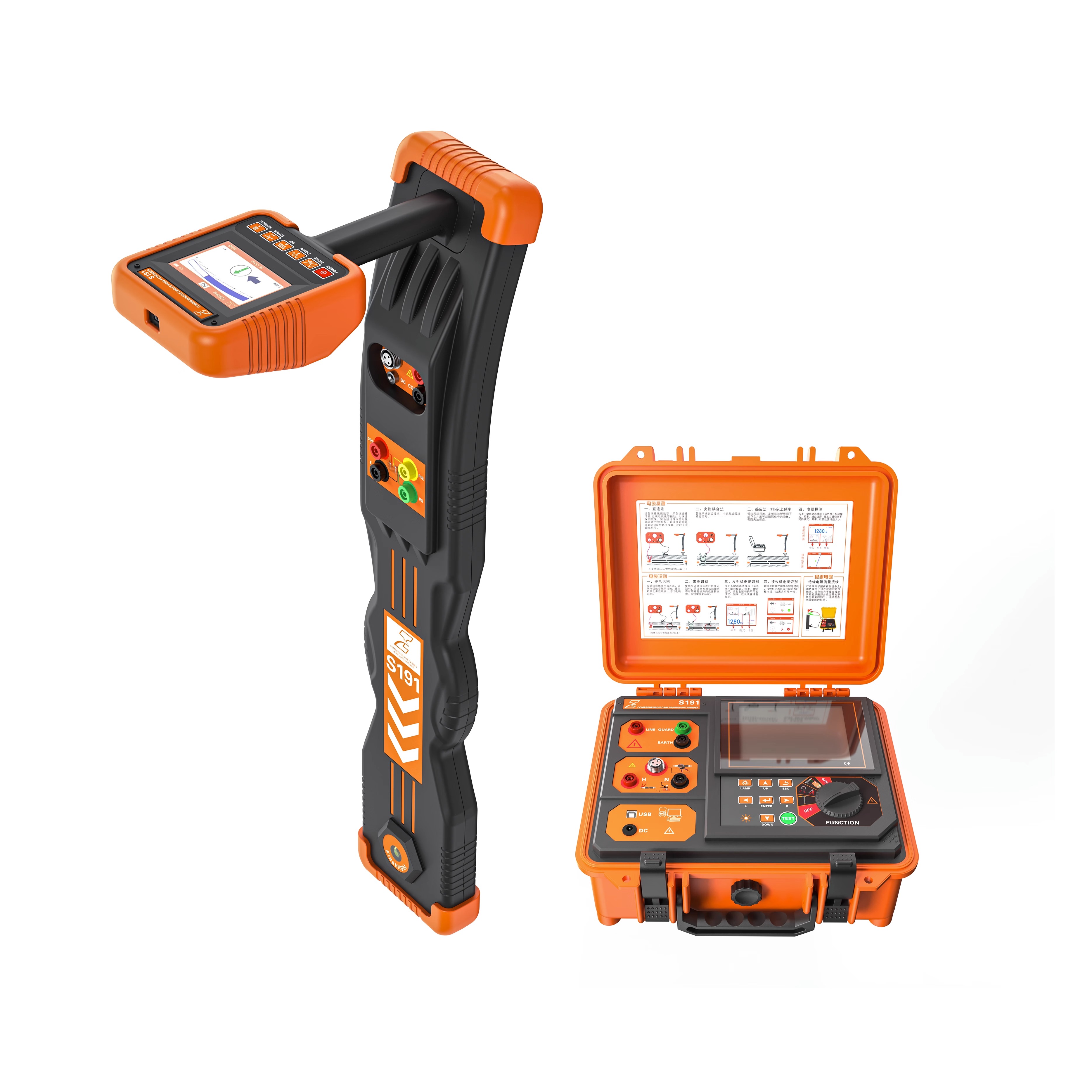 管线仪地下管线探测仪专用探测仪路径查找仪寻线仪 管线探测仪6000g