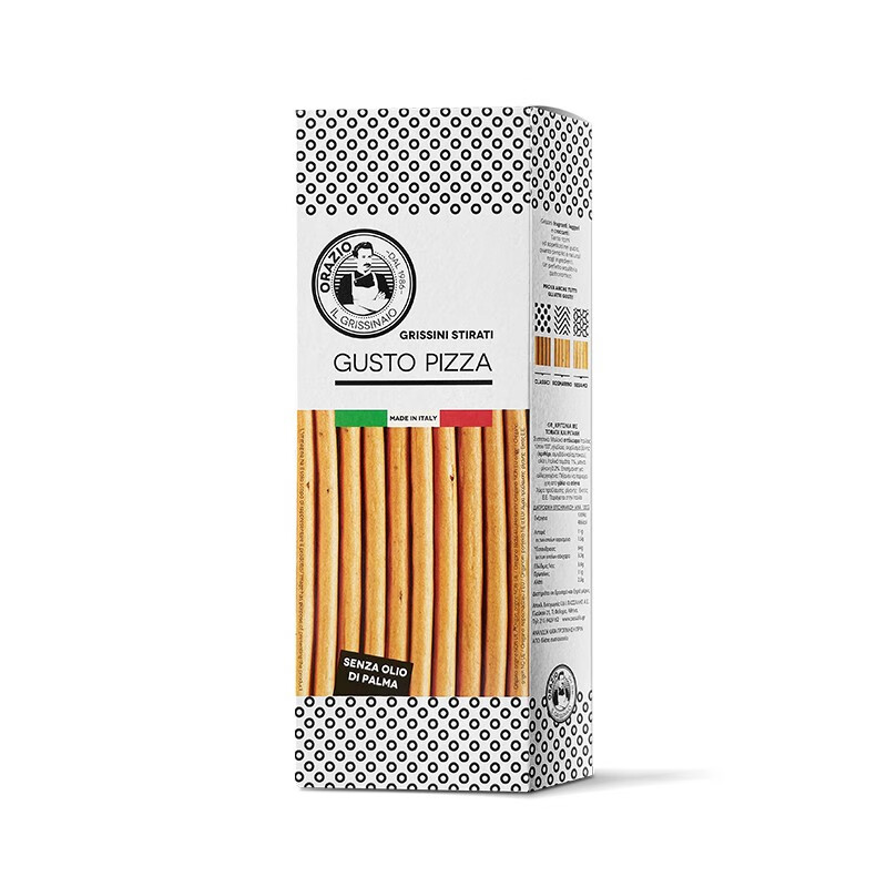 勒尔玛 意大利进口 面包棒 饼干烘焙装饰早餐下午茶办公休闲零食 120g