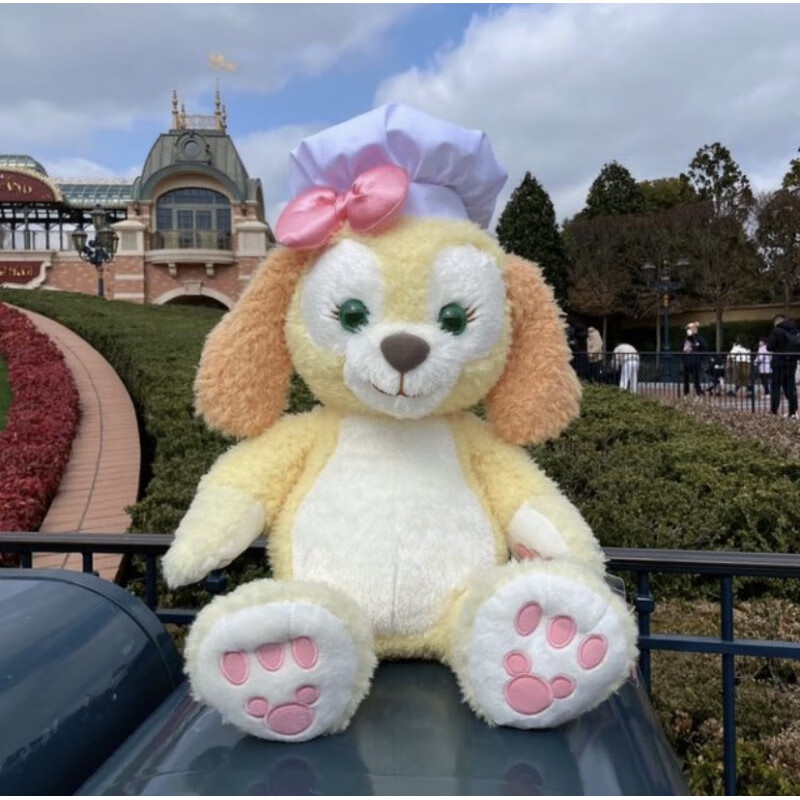 毛绒玩具厨师狗玩偶公仔曲奇狗 m号可琦安公仔499【新品】 迪士尼代购