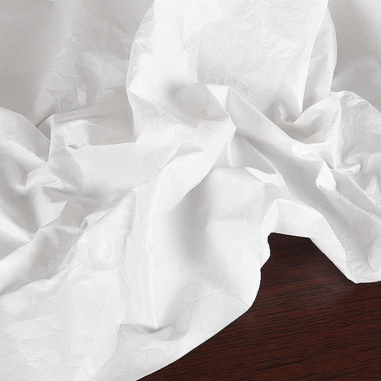 定制适用 软质水洗纸防水呼吸纸撕不烂布料 装设计面 呼吸纸(半米价)