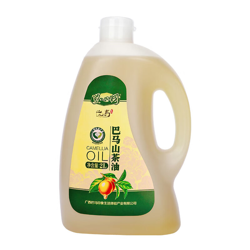 道心园 广西巴马特产野山茶油 茶籽油物理压榨一级食用油 2L /桶