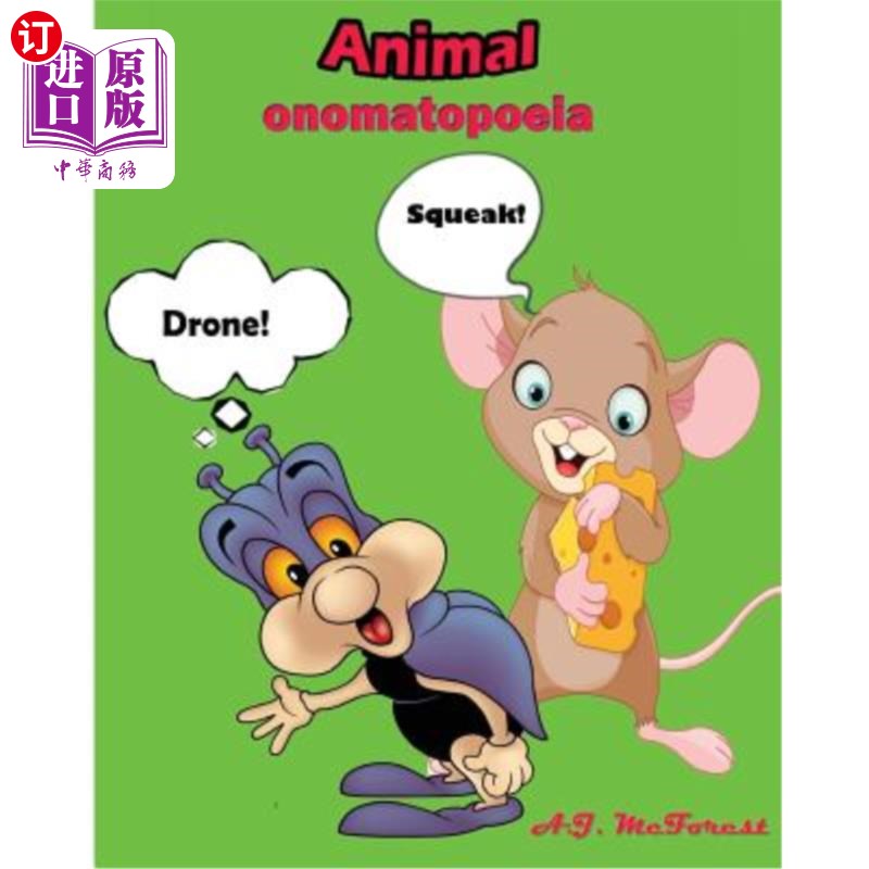 海外直订animal onomatopoeia 动物拟声词