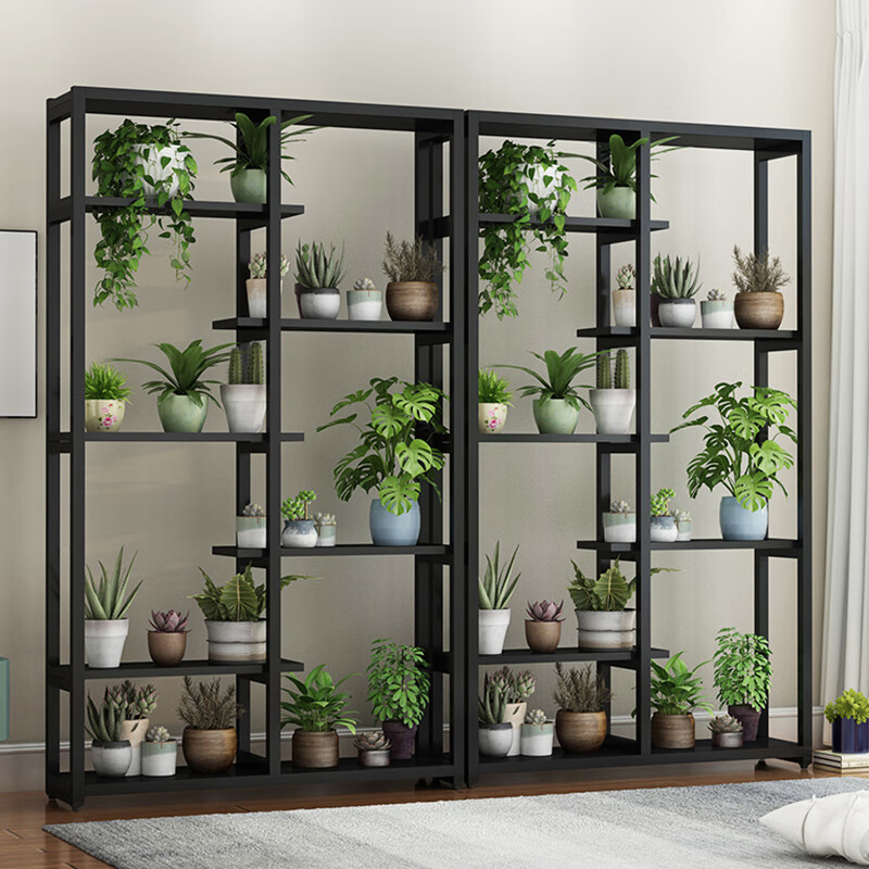 芝易隔断花架餐厅隔断装饰花架阳台花架子室内多层置物架客厅铁艺多肉