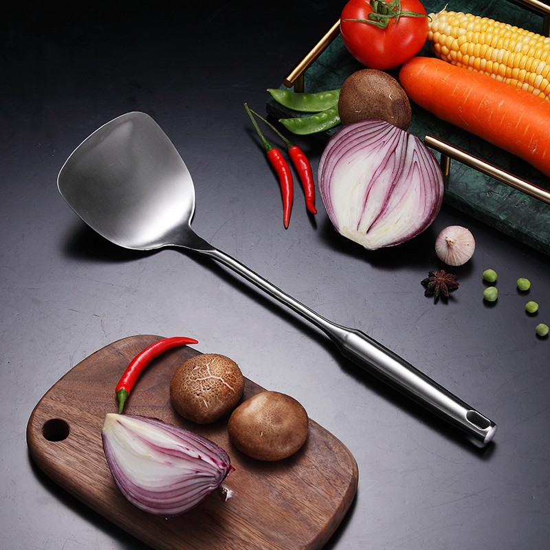 沃德百惠(worthbuy)不锈钢锅铲炒勺套装炒菜铲子漏勺汤勺子厨房不粘锅