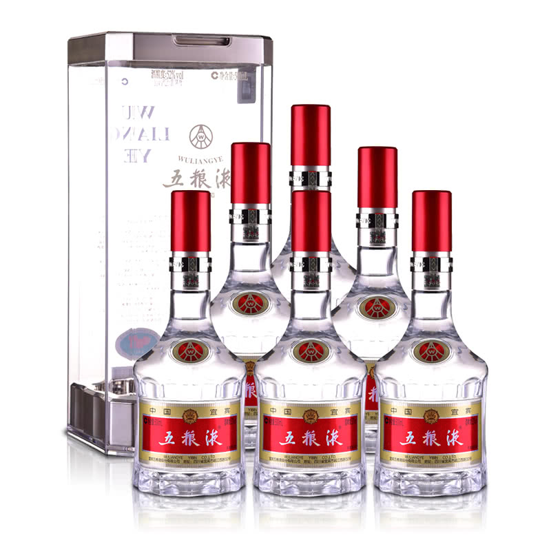 五粮液 52度 第八代五粮液 普五 500ml*6 整箱装 浓香型 白酒 5994元