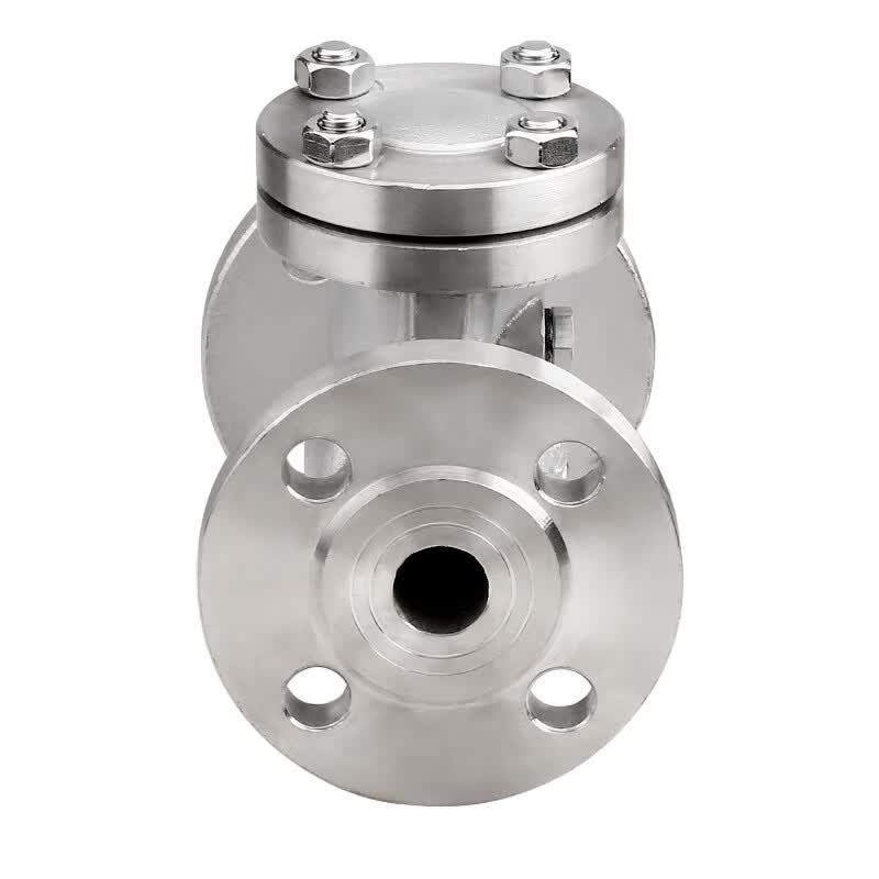 fvt  不锈钢止回阀旋启式法兰止回阀翻板式 316l长310mm-dn80
