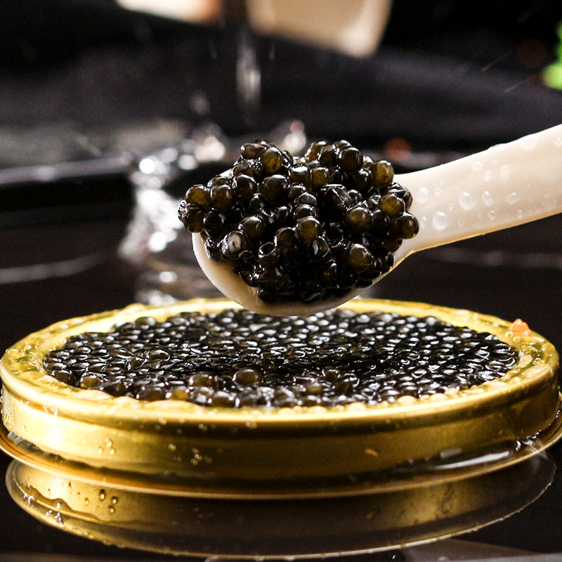 西伯利亚鲟鱼籽酱鱼子酱10g盒 即食刺身寿司食材 顺丰