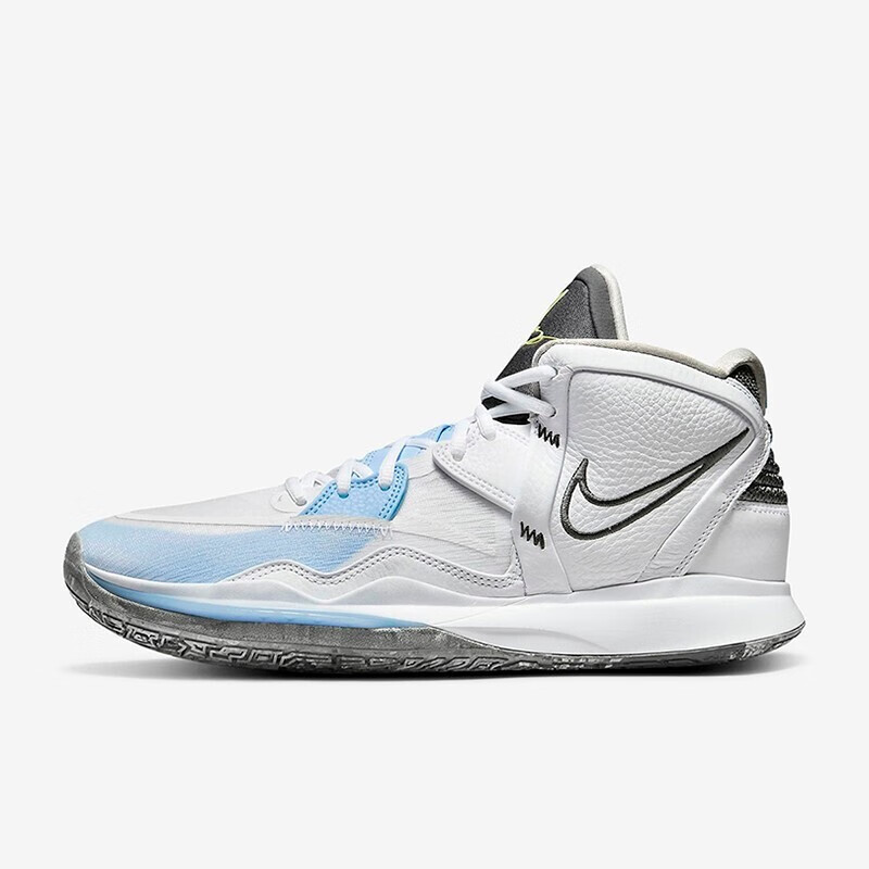 nike耐克男鞋运动鞋kyrie 8 ep 欧文8男子实战气垫缓震篮球鞋 白冰蓝