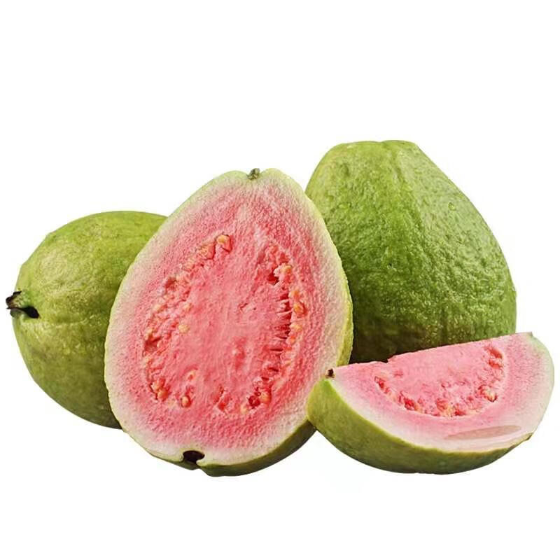 广东新鲜红心芭乐【软心】水果5斤特产软心红心番石榴 1斤装【送酸梅