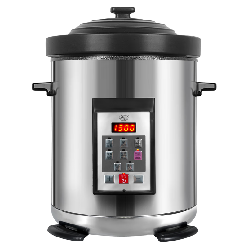 飞鹿YDT-10B陶瓷内胆电炖锅紫砂锅隔水炖盅10L商用大容量煲汤煮粥锅 商用款 15L 陶胆无炖盅(12-20人)